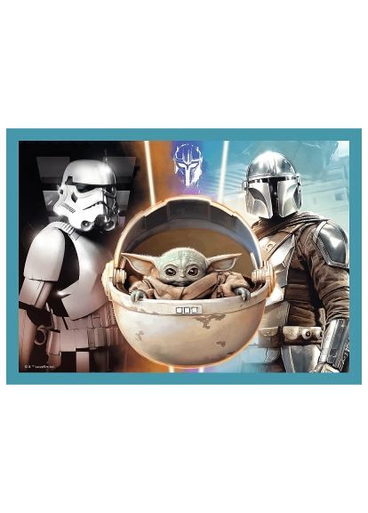 Пазл (5900511343977) Trefl Мандалорець 4 in 1 (35, 48, 54, 70) елемента (366160678)