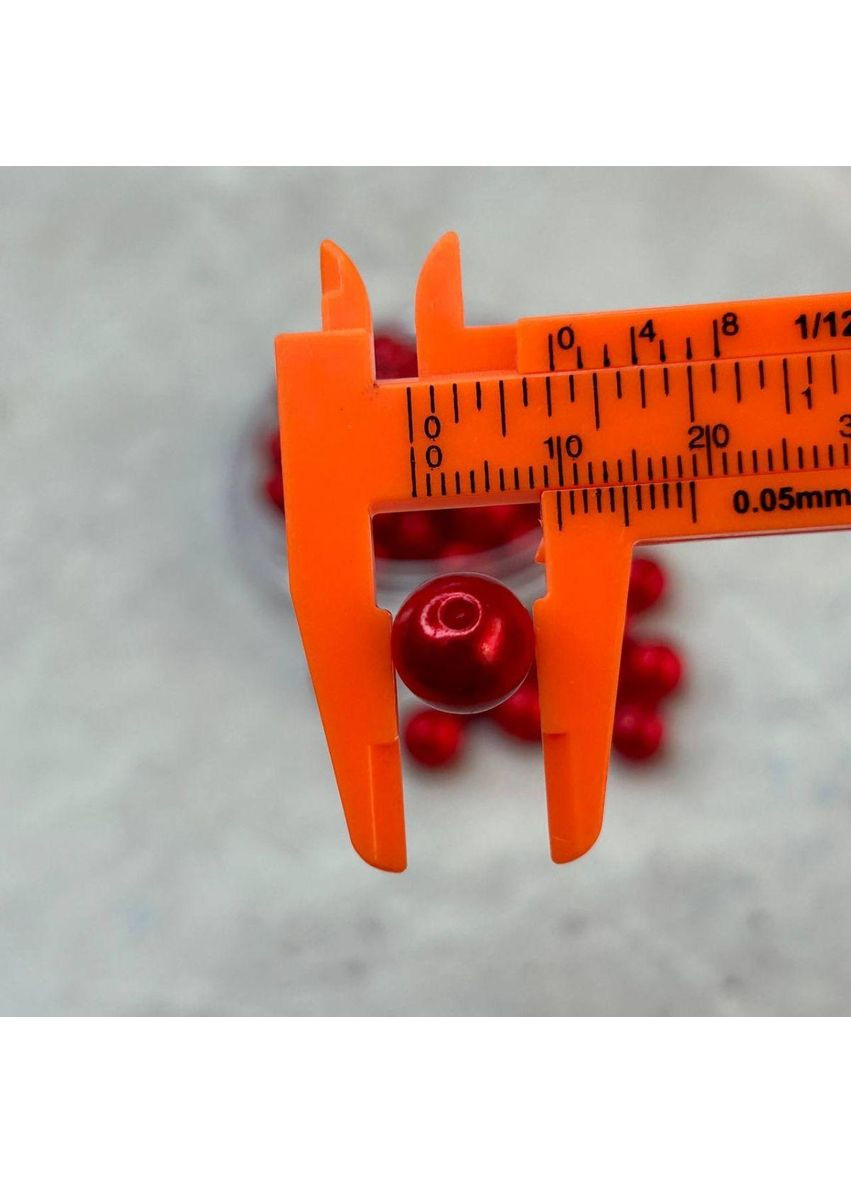 (20 грамм) Бусины пластик Ø10 мм, - Красный перламутр Plus-plus (352744756)