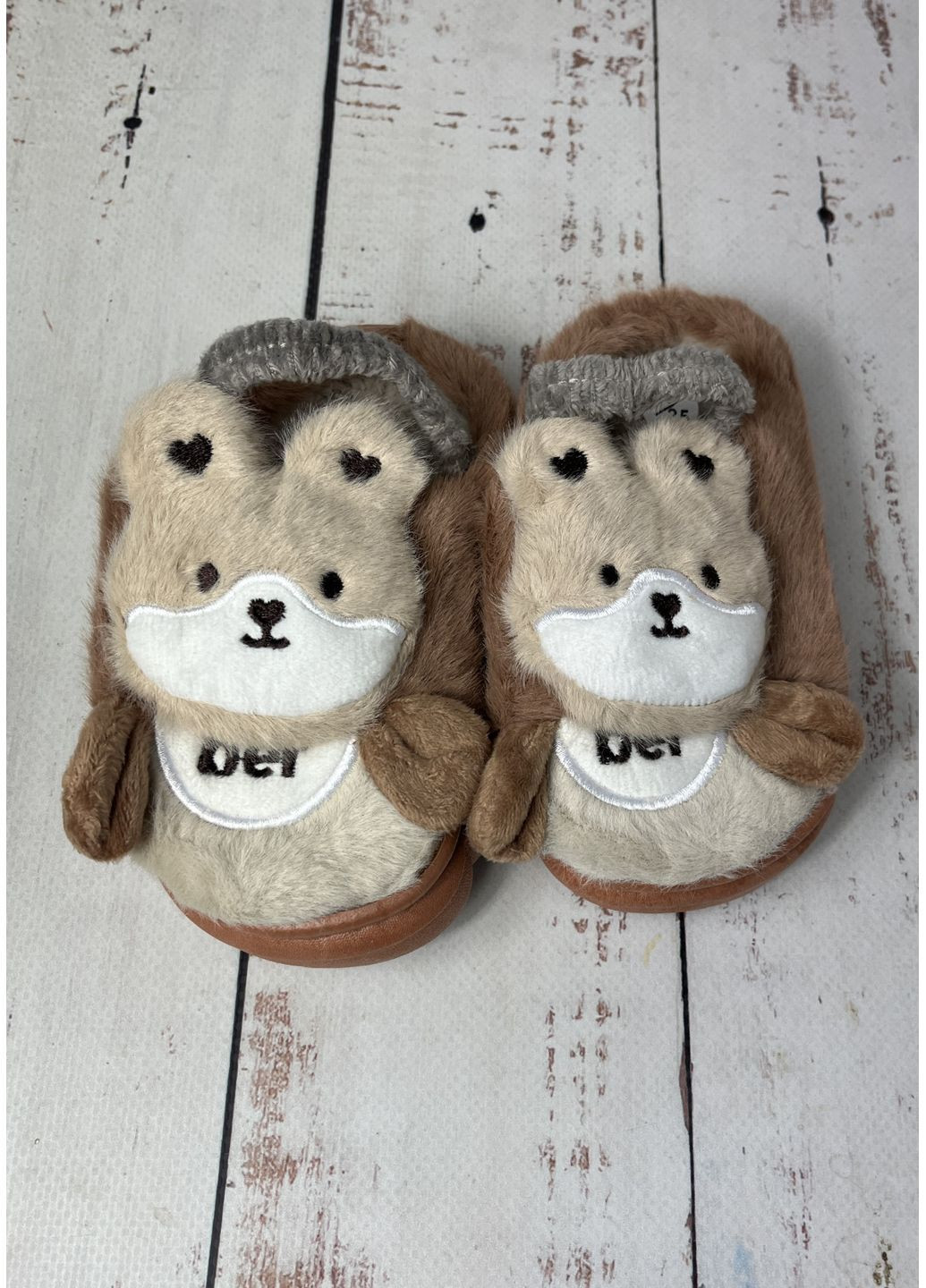 Капці домашні дитячі Fangre Коричневий (1220-1) Elmob (367928842)