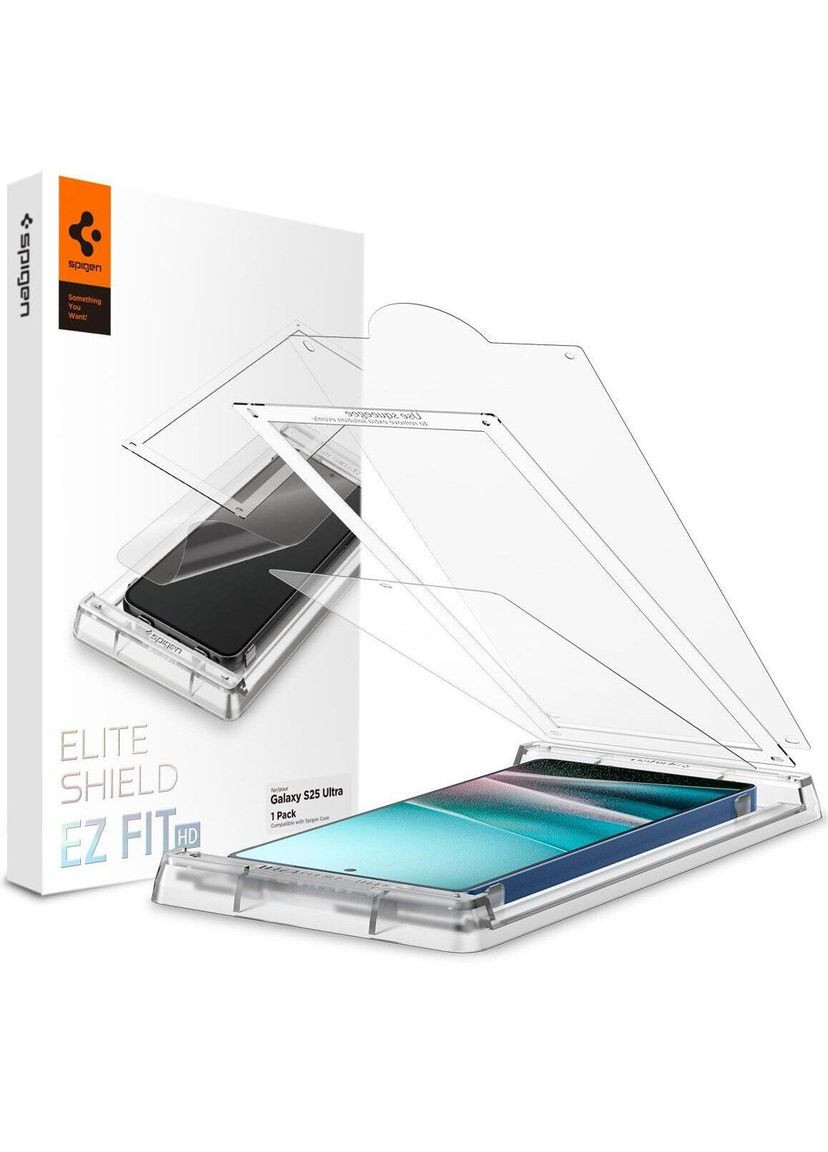 Защитная пленка Elite Shield EZ Fit Samsung Galaxy S25 Ultra SM-S938 (AFL09083) Spigen (369723269)