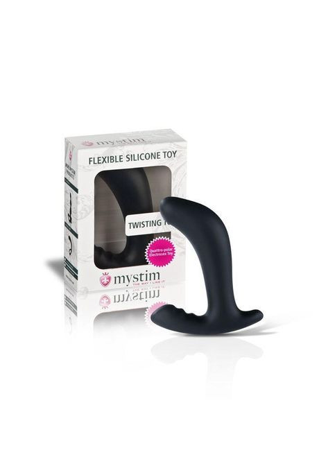 Массажер простаты Twisting Tom с моделированием формы для электростимулятора, д. 3,7см SO2971 Mystim (303878469)