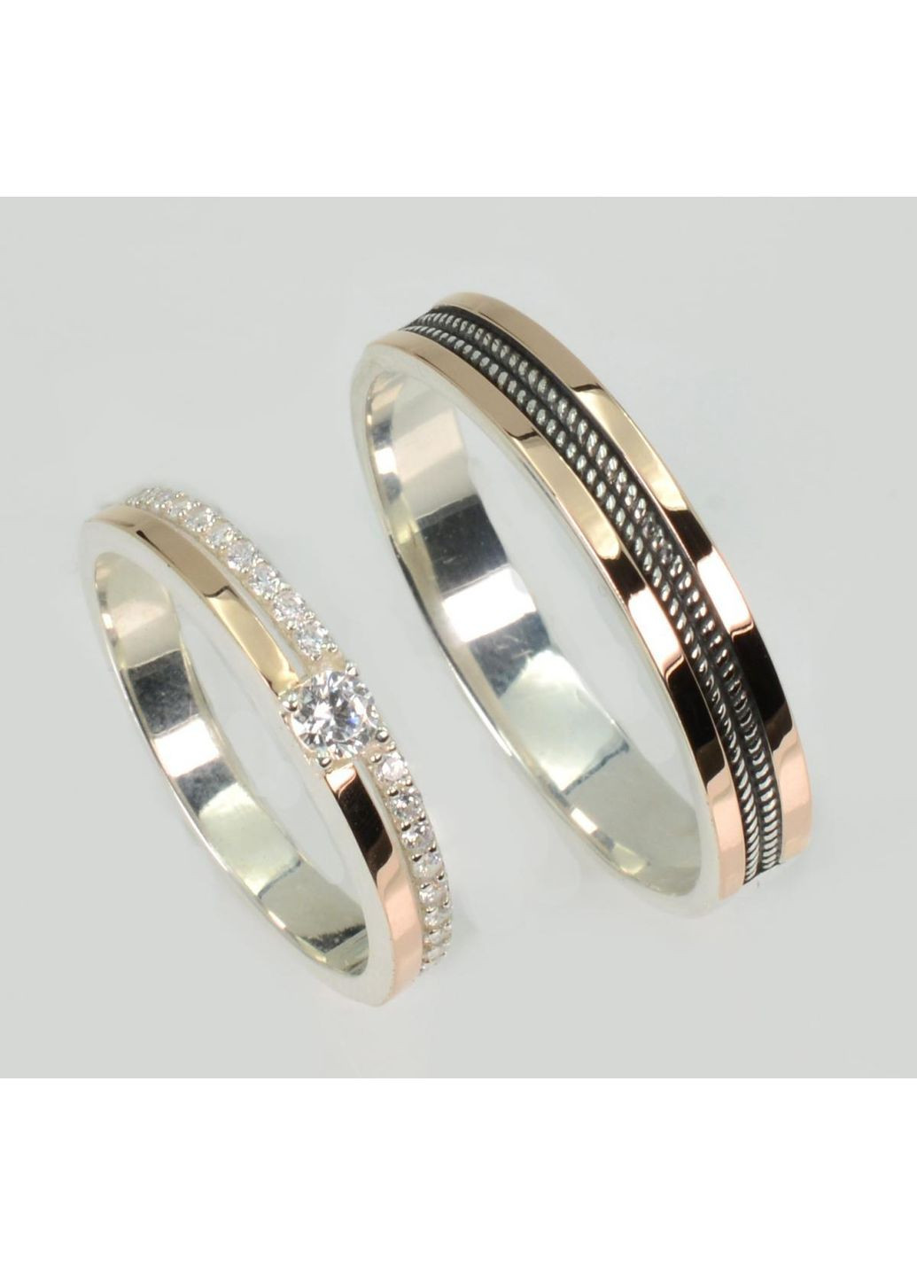 Пара кольцо Silver Style (367112567)