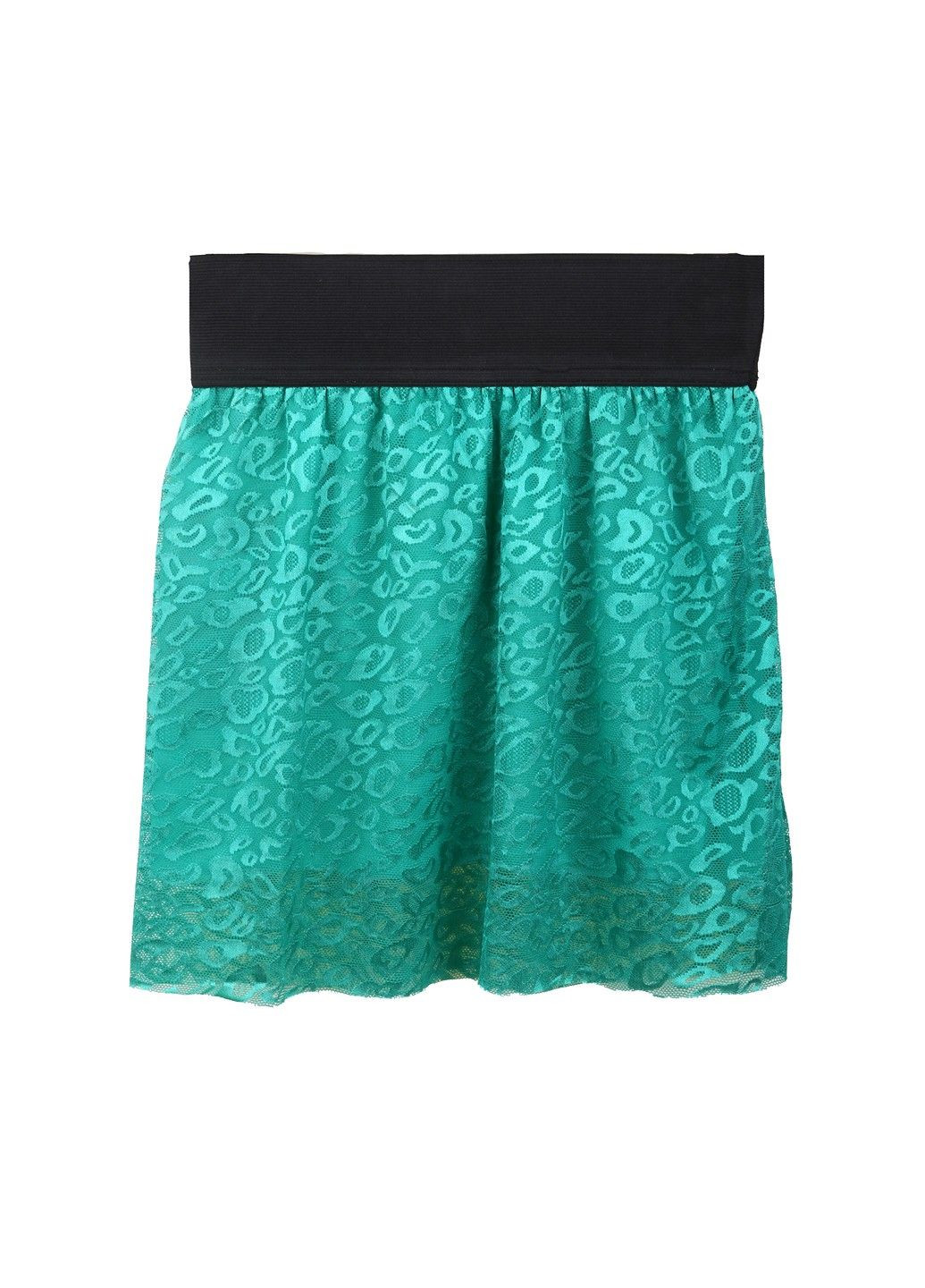 Зеленая однотонная юбка Mtp