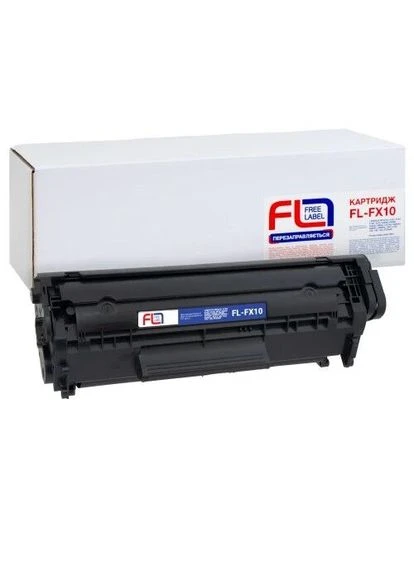 Картридж Canon FX-10, MF4018/4120/4140/4150/4270/4320, 2000 стр, (FL-FX10) CT-CAN-FX-10-FL FREE Label (395339485)