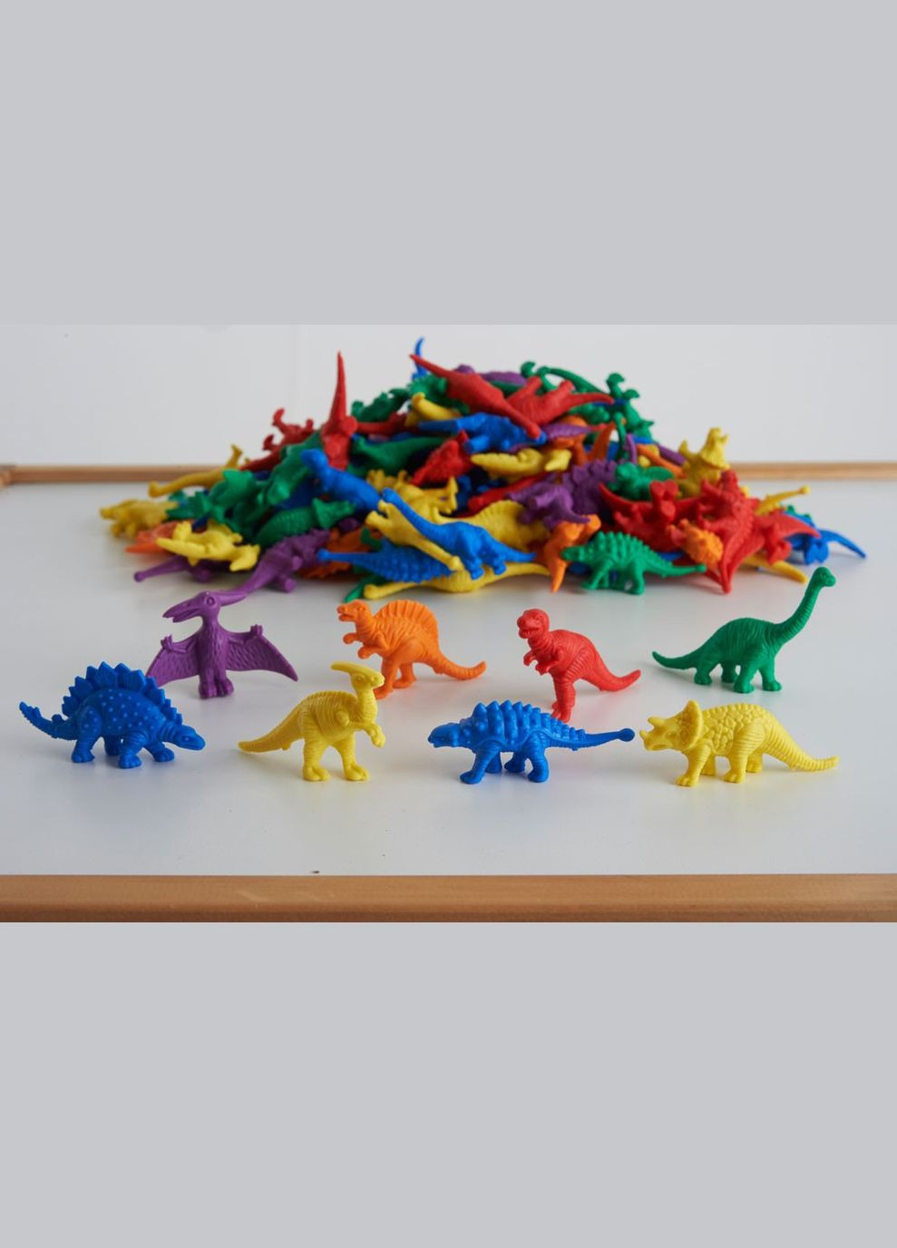 Набір фігурок для сортування "Динозаври" (8 штук) фігурки динозаврів Edx Education (338425689)