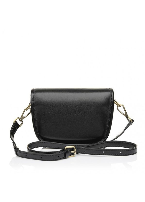 Сумка жіноча шкіряна чорна (Д/Ш/В)12/6/16 (см) No Brand (355340187)