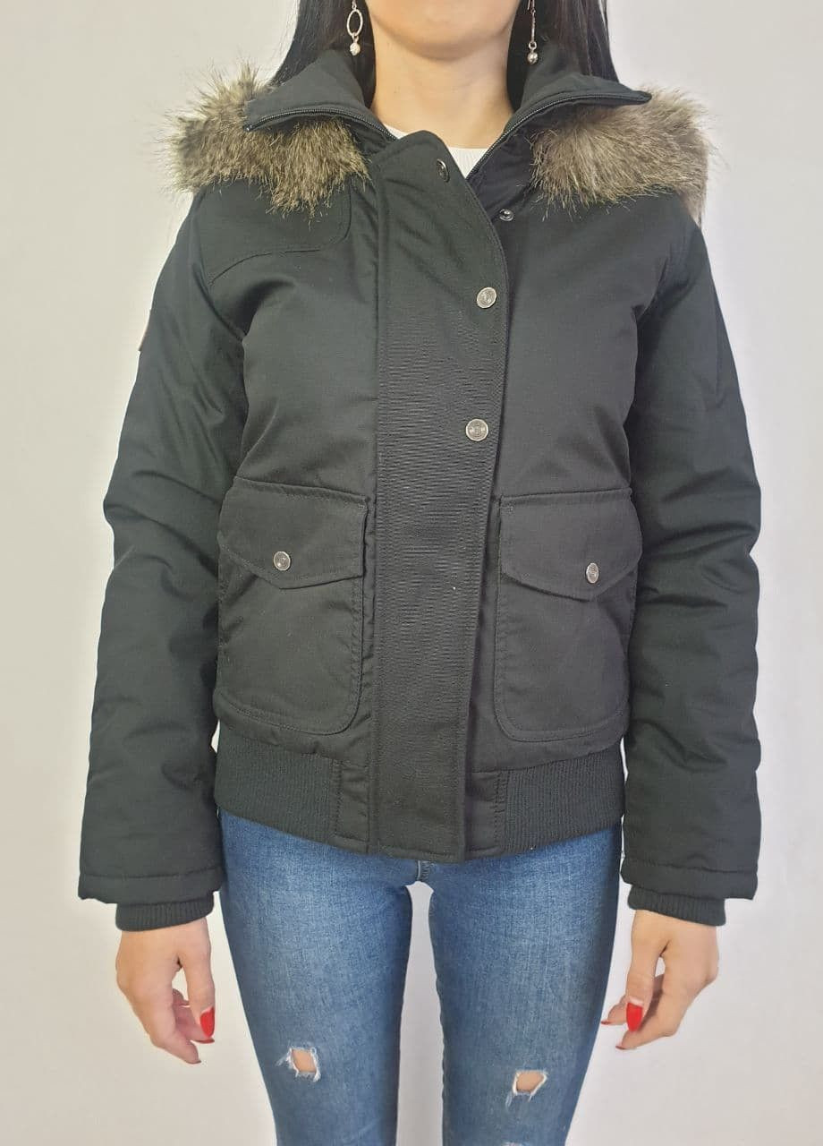 Чорна демісезонна куртка u3jka4elf5 чорний Element