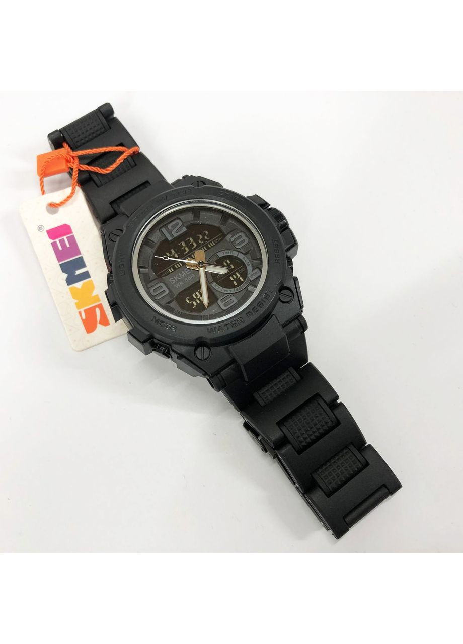 Военные часы спецслужб 1452BK BLACK, Часы спортивные спорт, GX-704 Противоударные часы Skmei (352770654)