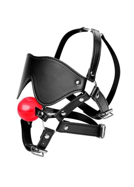 Кляп з маскою і бондажем MaskGag BDSM No Brand (339864671)