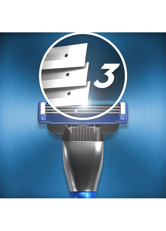 Бритва с 2 сменными кассетами Mach 3 Turbo 3D Motion 2шт (851658-59305) Gillette (361931542)