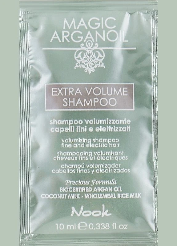 Шампунь для об'єму тонкого і ослабленого волосся (пробник) Magic Arganoil Extra Volume Shampoo 10ml (2-935185) Nook (380119092)