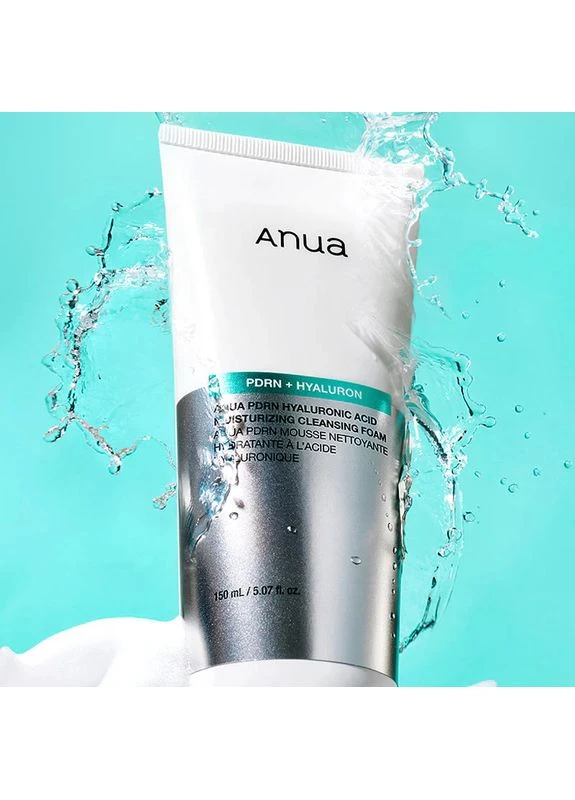Пенка для умывания PDRN Hyaluronic Acid Moisturizing Cleansing Foam с полинуклеотидами и гиалуроновой кислотой, 150 мл 880 Anua (402934789)