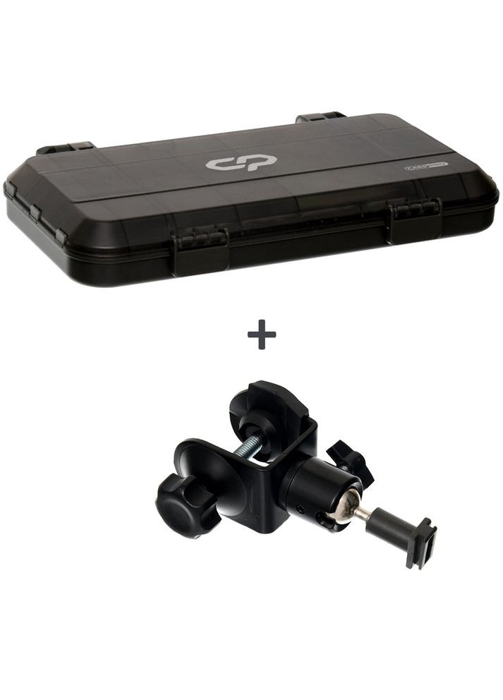 Коробка карповая Mini Tackle and Rig Box + Универсальный адаптер Base Clamp With Quick Release Connector CARP PRO (357207303)