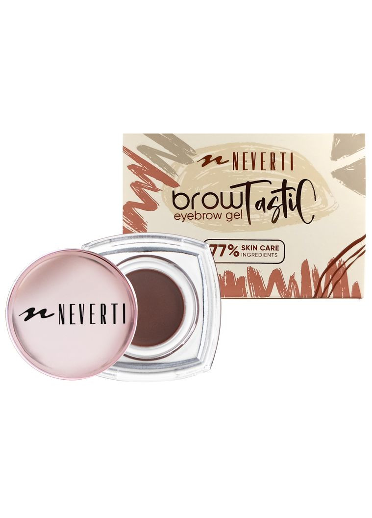 Гель для бровей цветной NP600, 3,5 г, 003 mocha mist Коричневый Neverti (354232271)