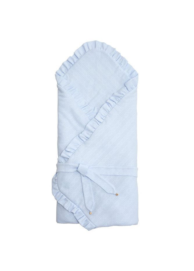 Конверт-плед на выписку Softie, интерлок, 90x90 см, голубой () Twins 9015-TSF-04 (362200699)