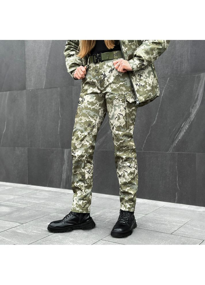 Брюки-карго Static Женские Пиксель Pobedov (301788928)