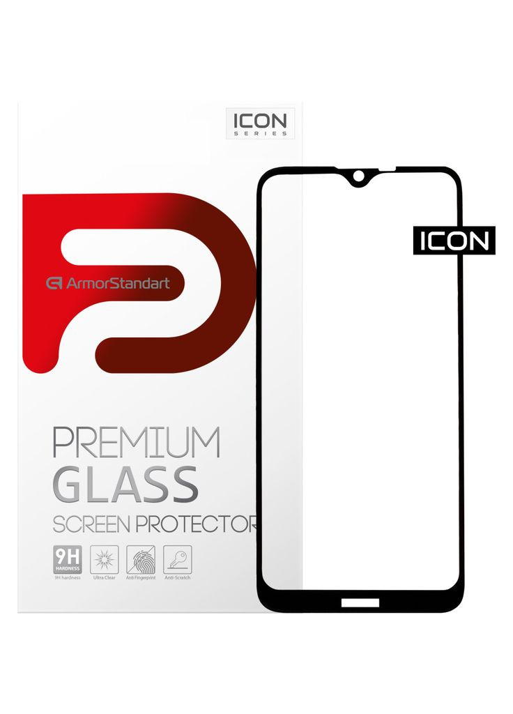 Стекло защитное (m462225) ArmorStandart Icon Nokia 2.3 Black (367072143)