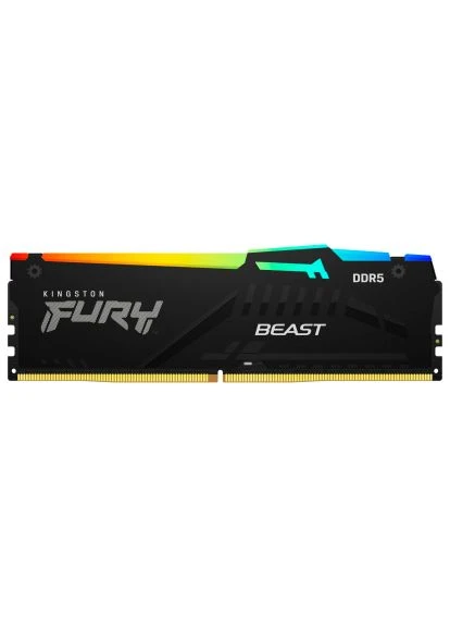 Модуль памяти для компьютера (ex.HyperX) (KF560C36BBE2A-16) Kingston FURY DDR5 16GB 6000 MHz Beast RGB EXPO (389701509)