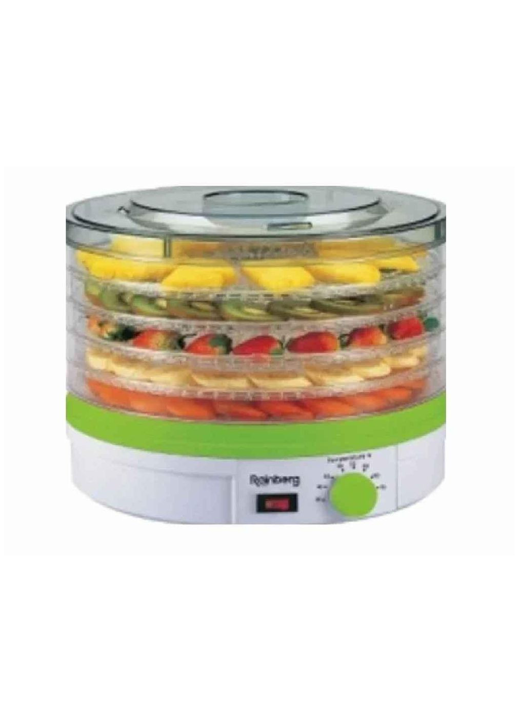 Електросушилка для овочів та фруктів RB-912В, 800Вт ТМ Rainberg (317050138)