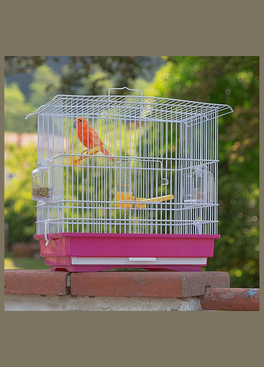 Літак для канарейок, папуг і маленьких птахів Giusy (Ферпласт Джузі) Рожевий Ferplast (297511255)