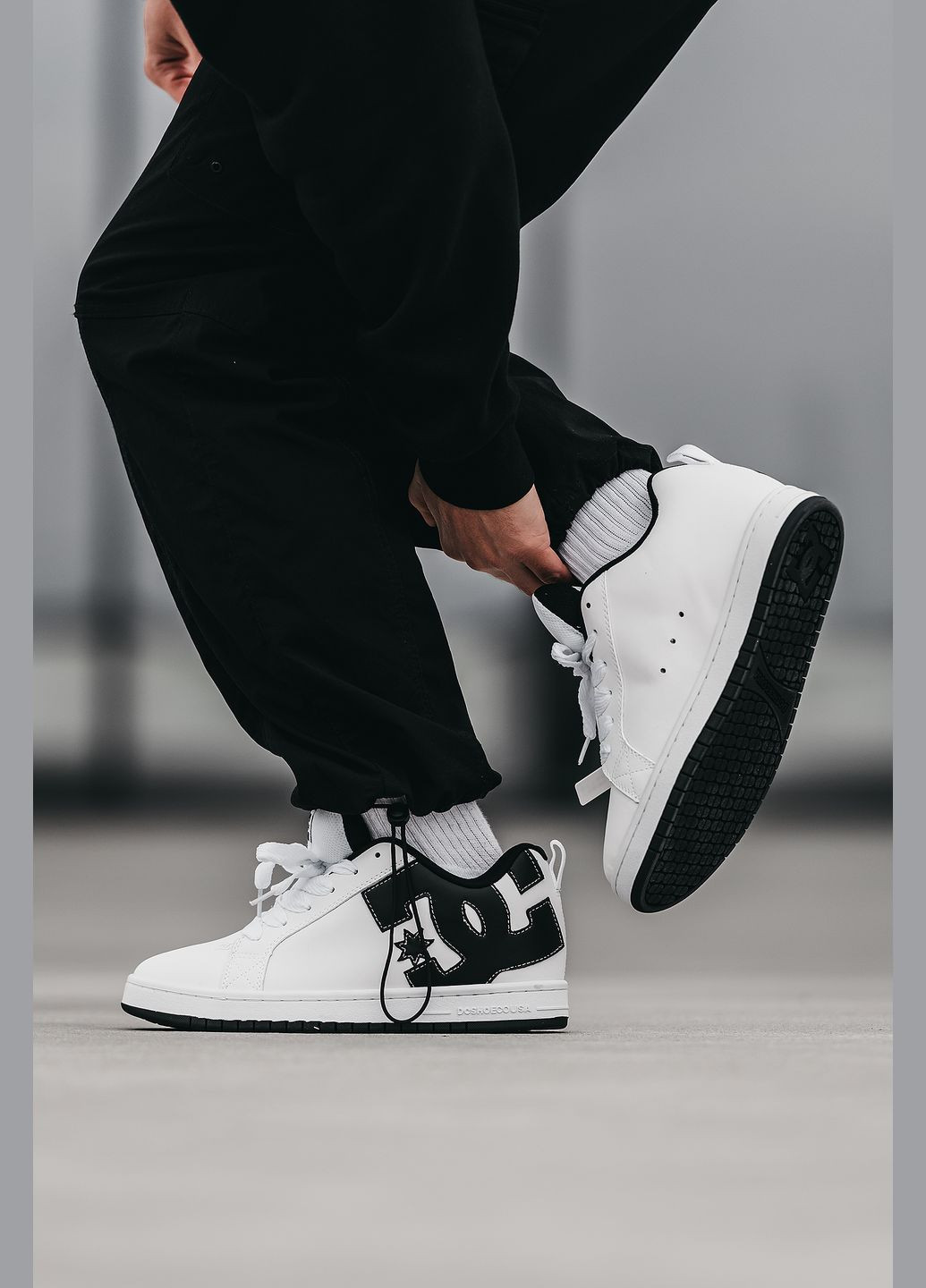 Кроссовки женские и мужские DC Shoes Court Graffik white | ДС Шуз белые No Brand белые всесезоны (315006166)