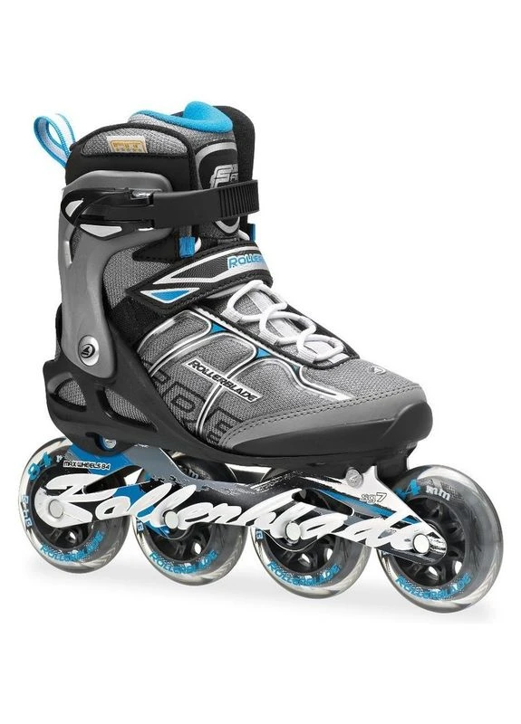 Роликові коньки для дорослих MACROBLADE 84 ALU W 36.5 (6US) 230мм Black/light blue (07356100 821) (230мм) Rollerblade (387082778)