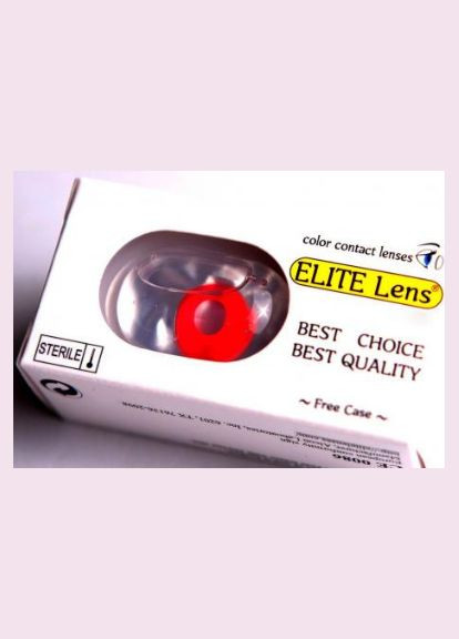 Кольорові лінзи «Ред» ELITE LENS (LN022) No Brand (327007850)