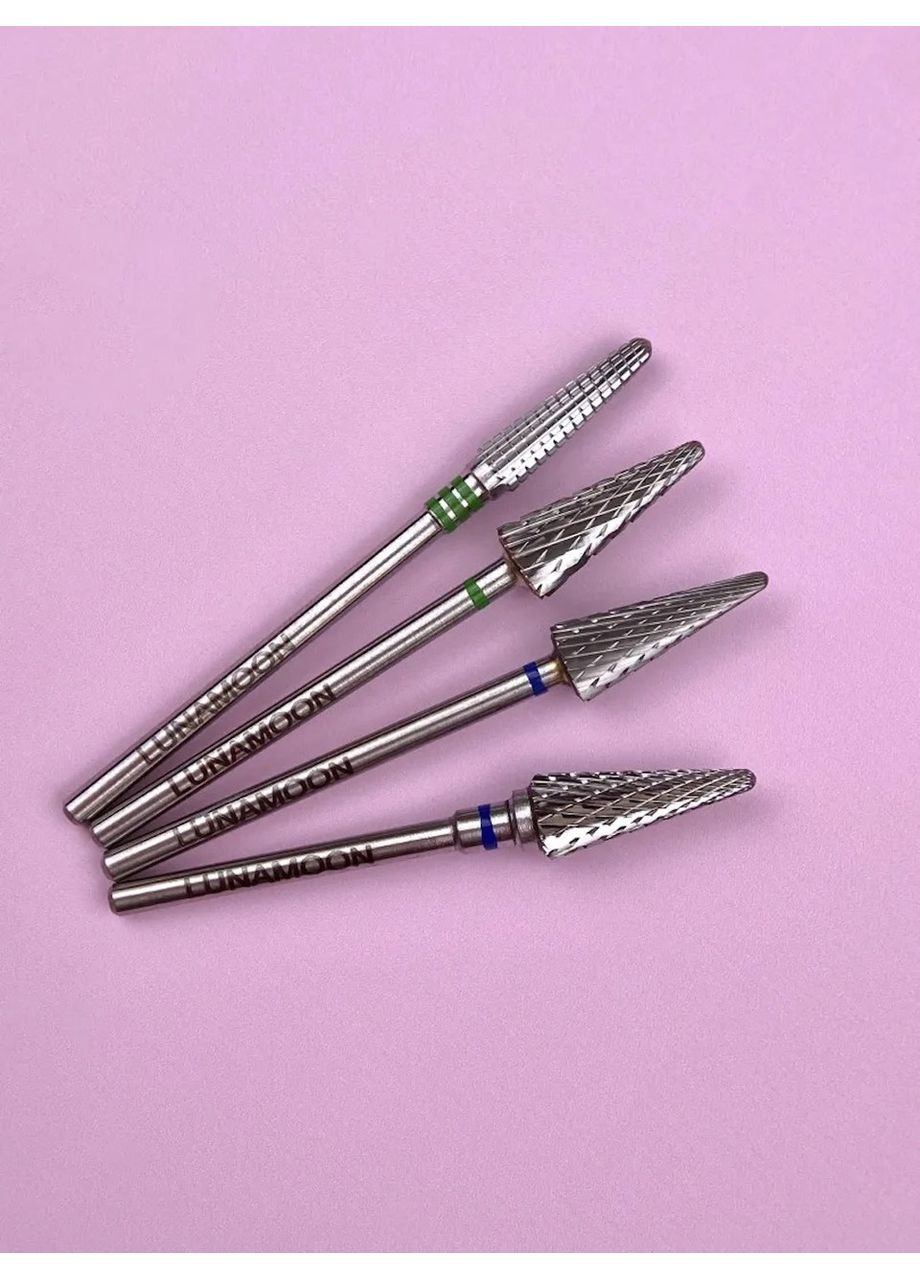 Фреза твердосплавна ялинка зелена діаметр 4,5мм Luna (364504076)