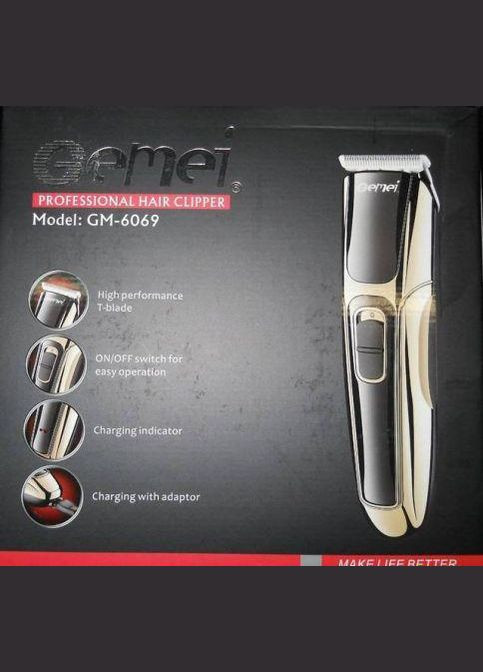 Машинка аккумуляторная для стрижки GM6069 Gemei (297331313)