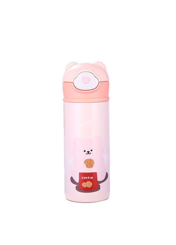 Термокружка детская Beizhiming Vacuum Cup 420ml термос с поилкой Happy Life (315636610)