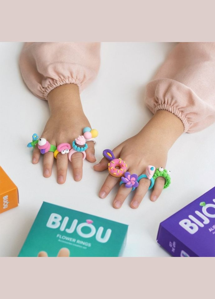 Набор самотвердеющего пластилина Бижутерия Сладкие Кольца ЛИПАКА 31002-UA01 Lipaka (363129251)