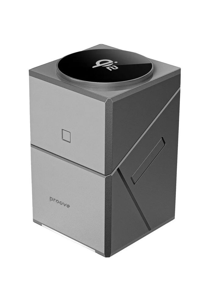 Бездротовий ЗП Iron Hide 3 in 1 Qi2 для Android/Samsung/Apple/iPhone Proove (372474745)