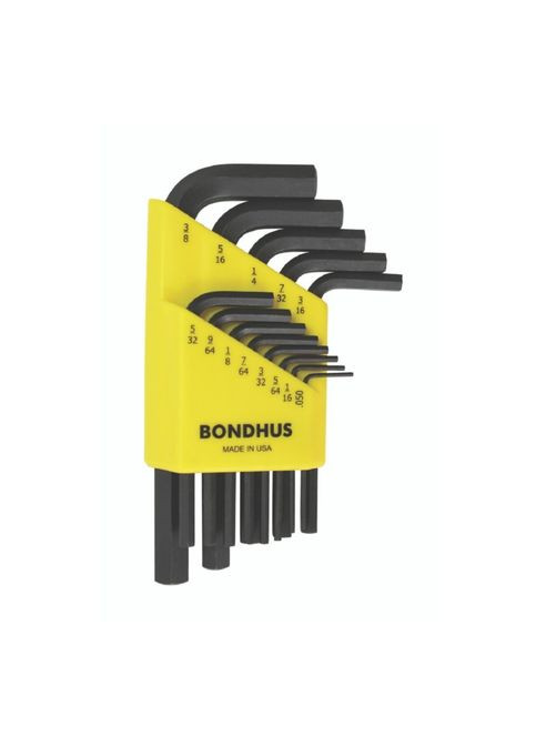 Набір ключів шестигранних дюймових 13 шт.050-3/8" фосфатовані (15002) Bondhus (295037666)