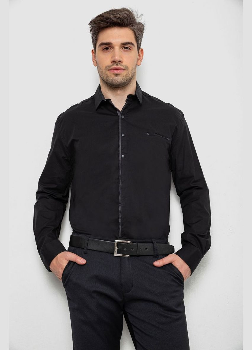 Черная рубашка Ager