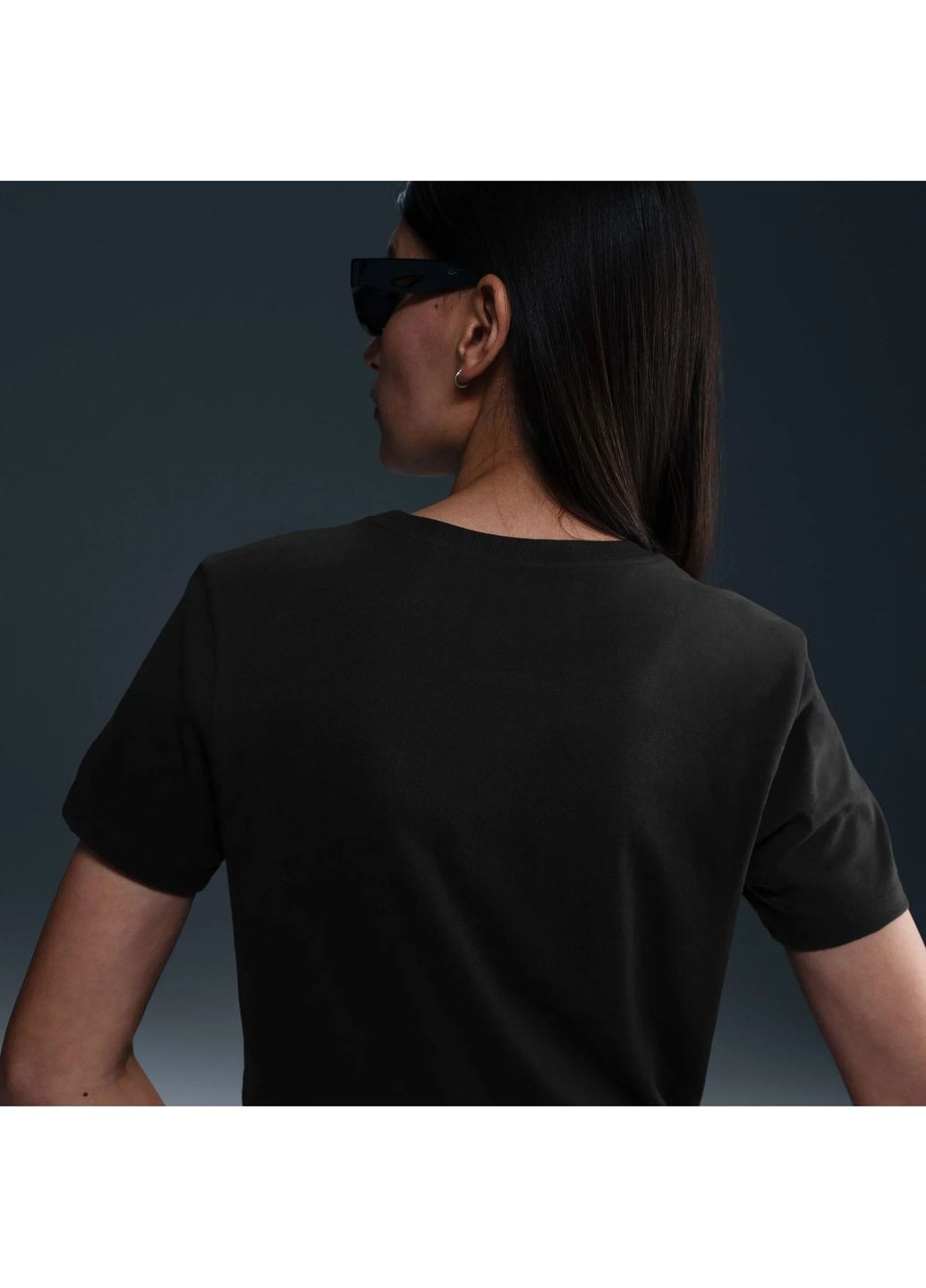 Женская футболка Club Black Nike - (365961855)