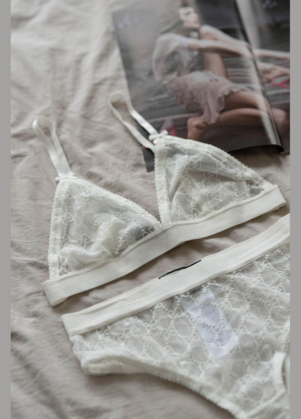 Молочний демісезонний нижня білизна gucci No Brand