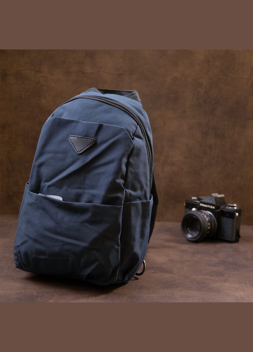 Сумка слинг мужская через плечо нейлоновая синяя 20633 Vintage (362418016)