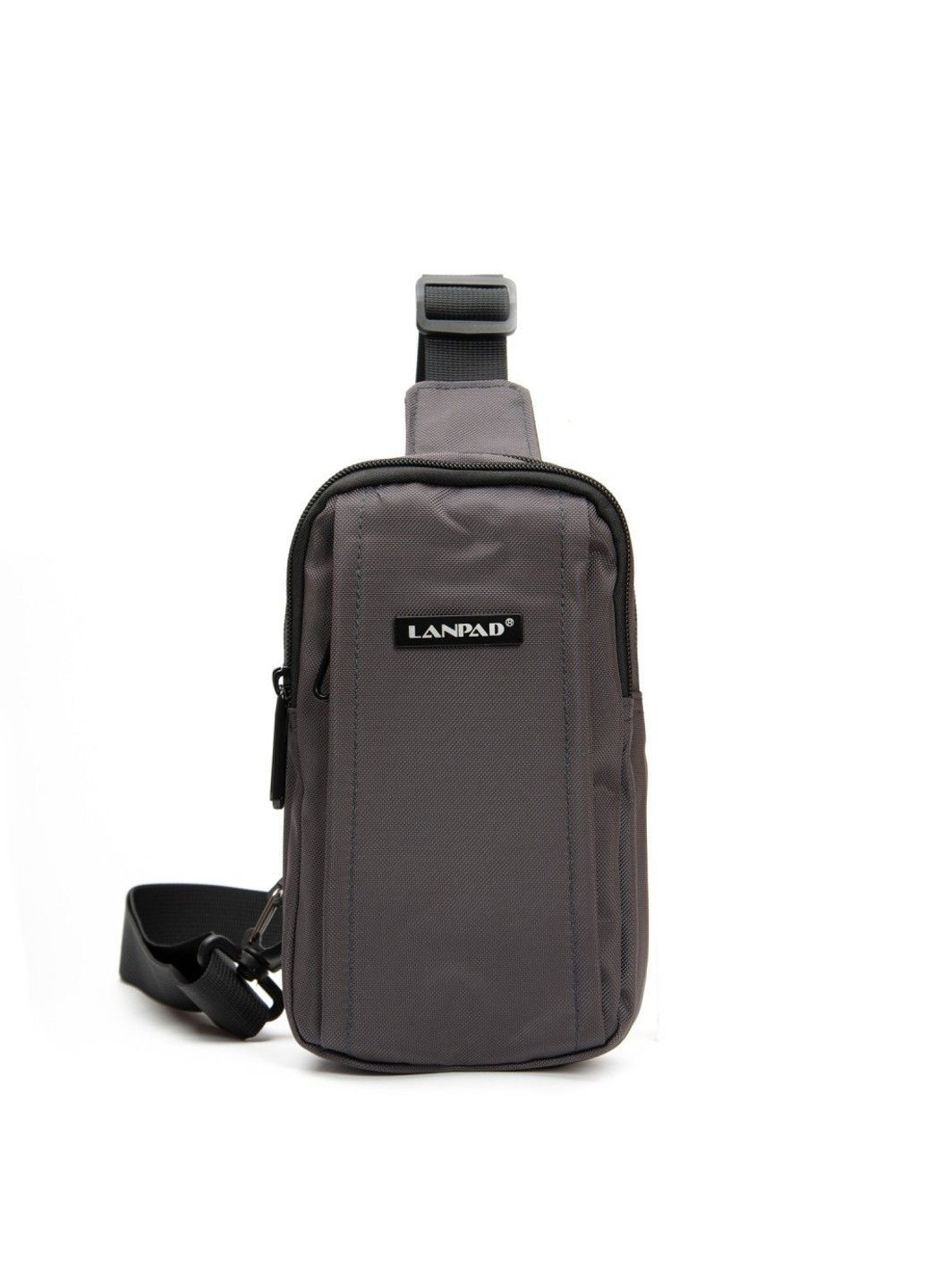 Чоловіча сумка-слінг 6043 gray Lanpad (366092153)