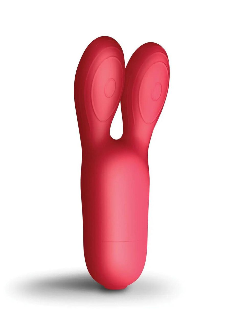 Клиторальный вибратор SugarBoo Coral Kiss с ушками, два мотора, работа от батареек (в комплекте) No Brand (366877975)