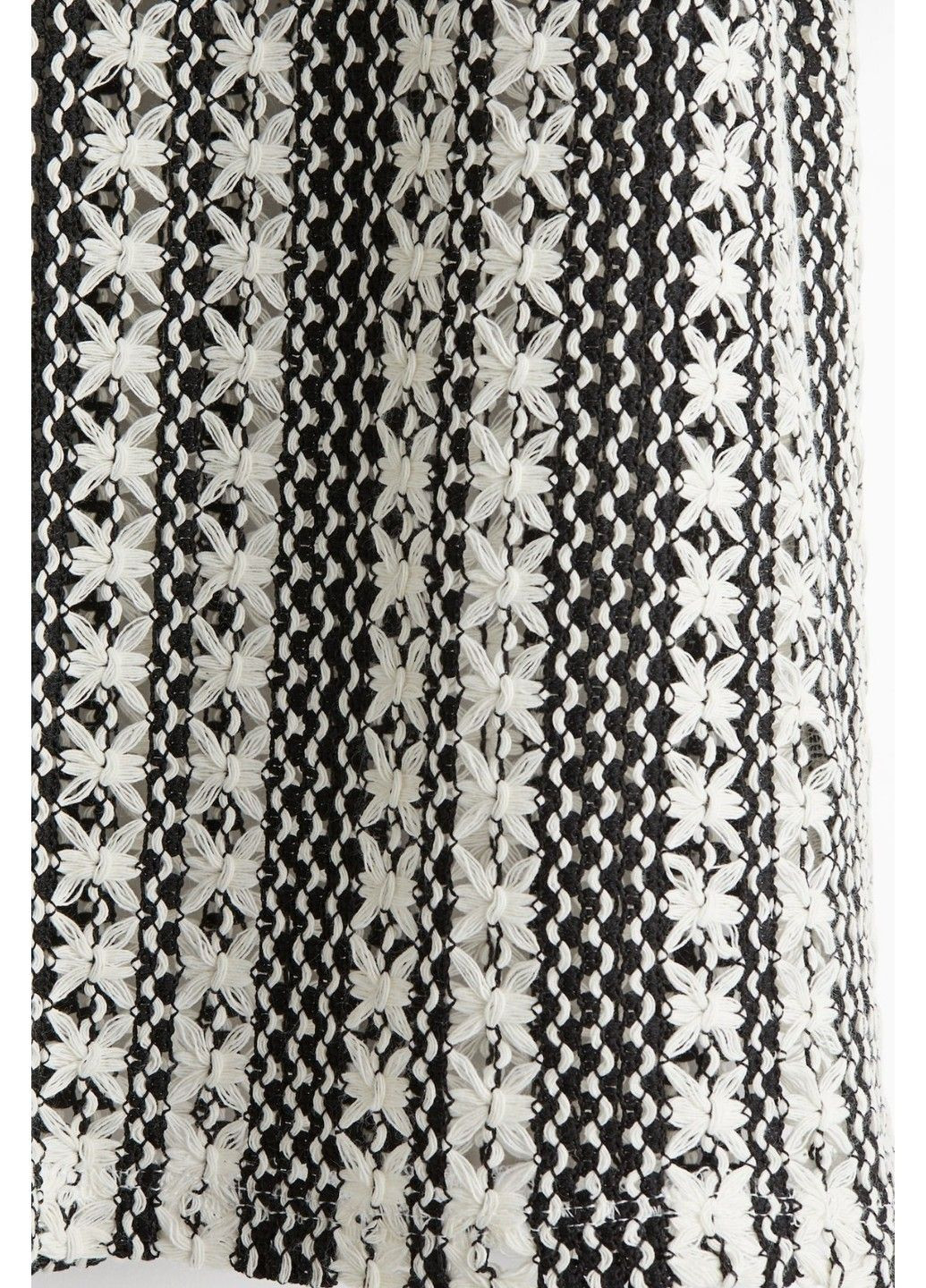 Жіночий топ з жакардового трикотажу з коміром Н&М (58194) XS Чорний H&M (322994616)