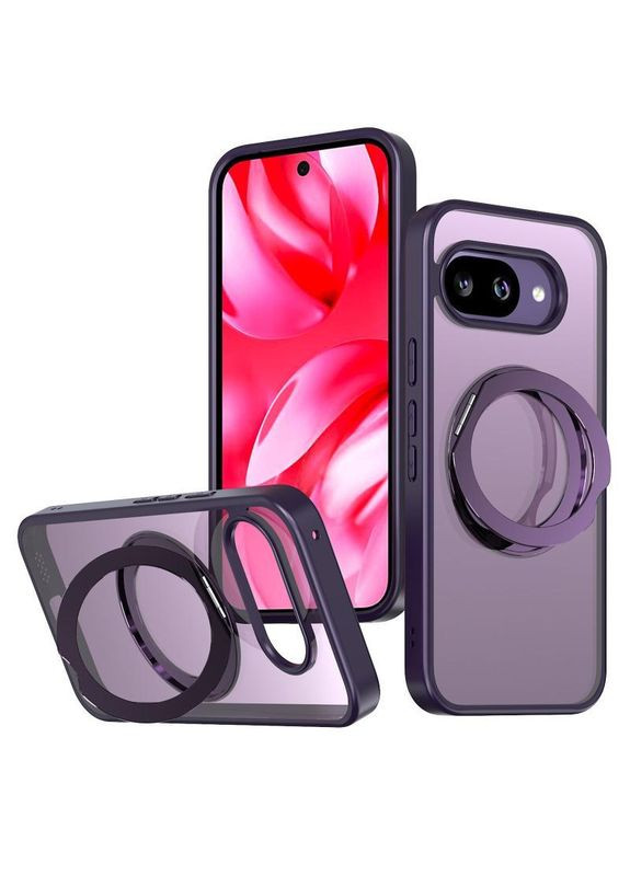 Чехол TPU+PC Aura Fold для Google Pixel 9a Purple No Brand (359476544)