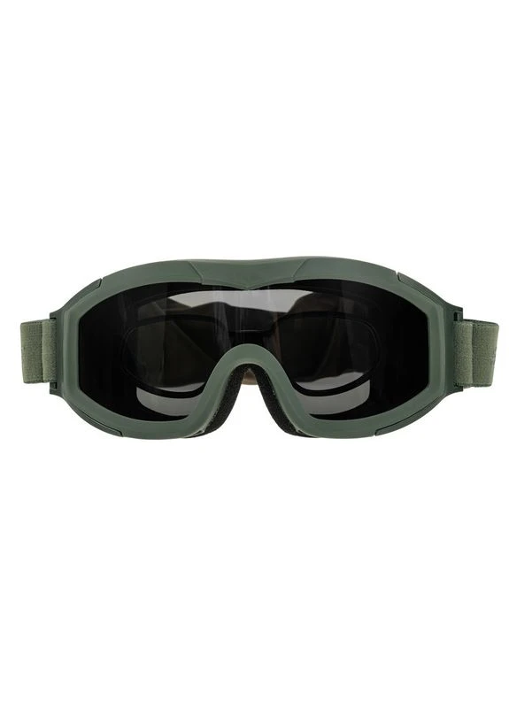 Тактичні окуляри-маска ® балістичні з діоптричною вставкою Safety Goggles Olive (15623001) Swiss Eye (364530645)