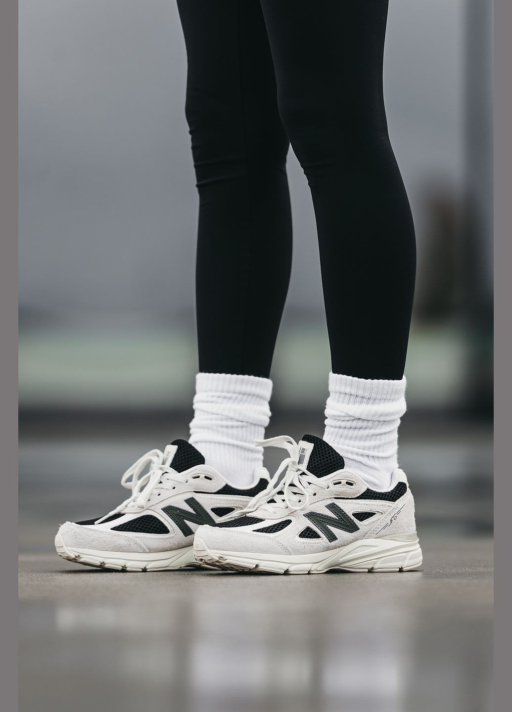 Кросівки жіночі і чоловічі New Balance 990v4 x Joe Freshgoods white black | Нью Беланс 990в4 білі чорні No Brand білі всесезони (315006202)