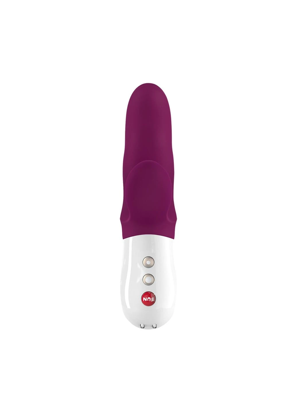 Вибратор-кролик, 2 независимых мотора, диаметр 4,2 см - MISS BI grape/white Fun Factory (385657768)