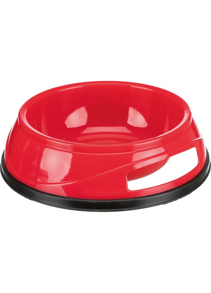 Миска для собак, на резиновой основе, 750 мл, d:16 см (пластиковая) Trixie (292114604)