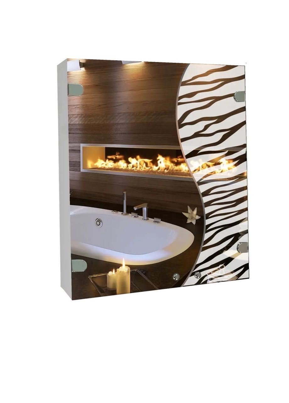 Зеркальный шкаф 530х640х120 ШК843 No Brand (313594859)