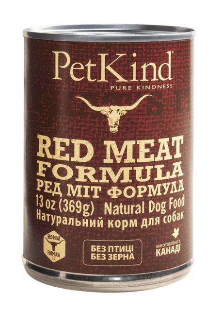 Вологий корм Red Meat Formula для собак усіх порід з яловичиною, ягням та рубцем, 369 г (0882978005801) PetKind (358888314)