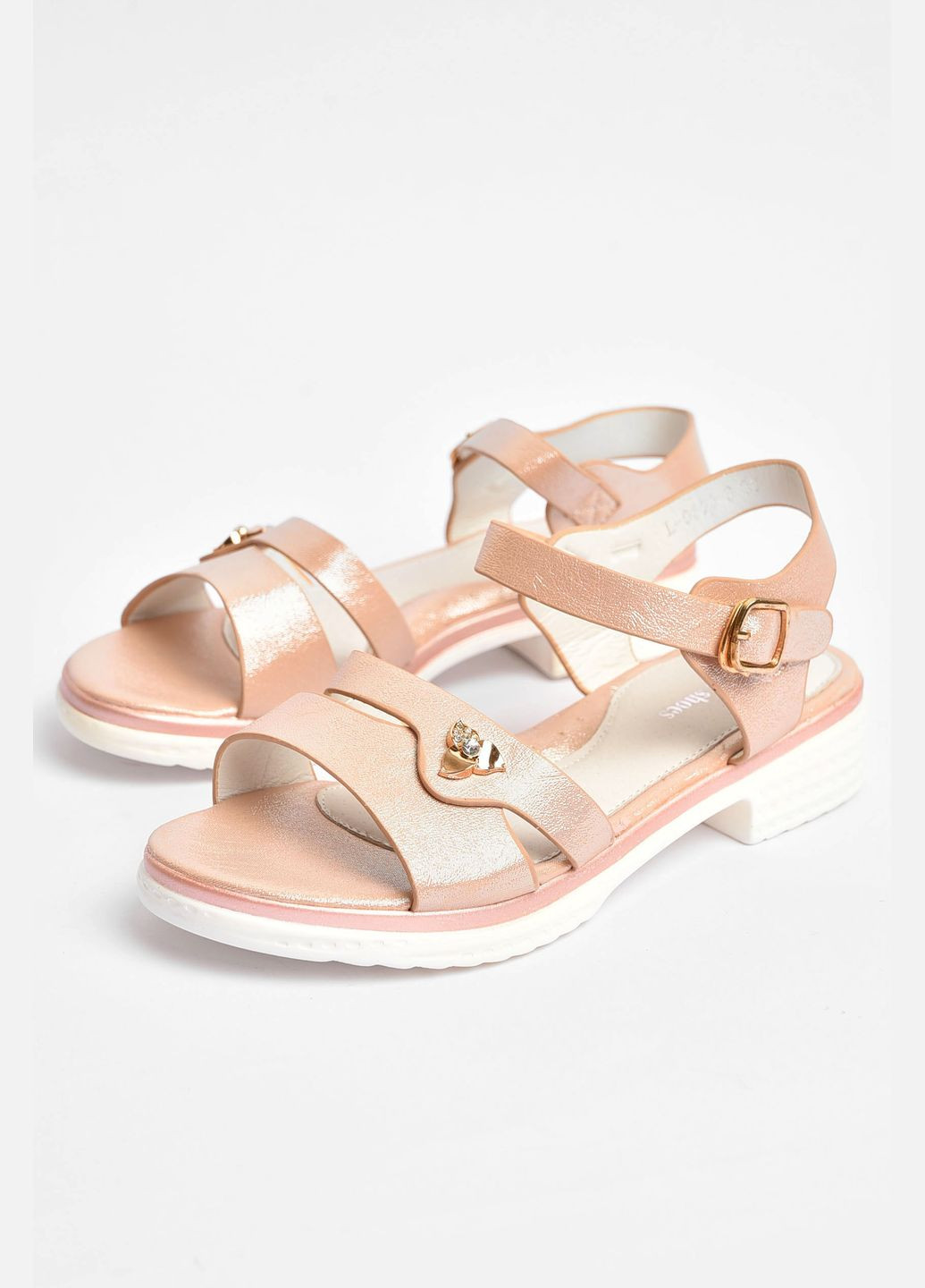 Босоніжки для дівчинки рожевого кольору Let's Shop (331600708)