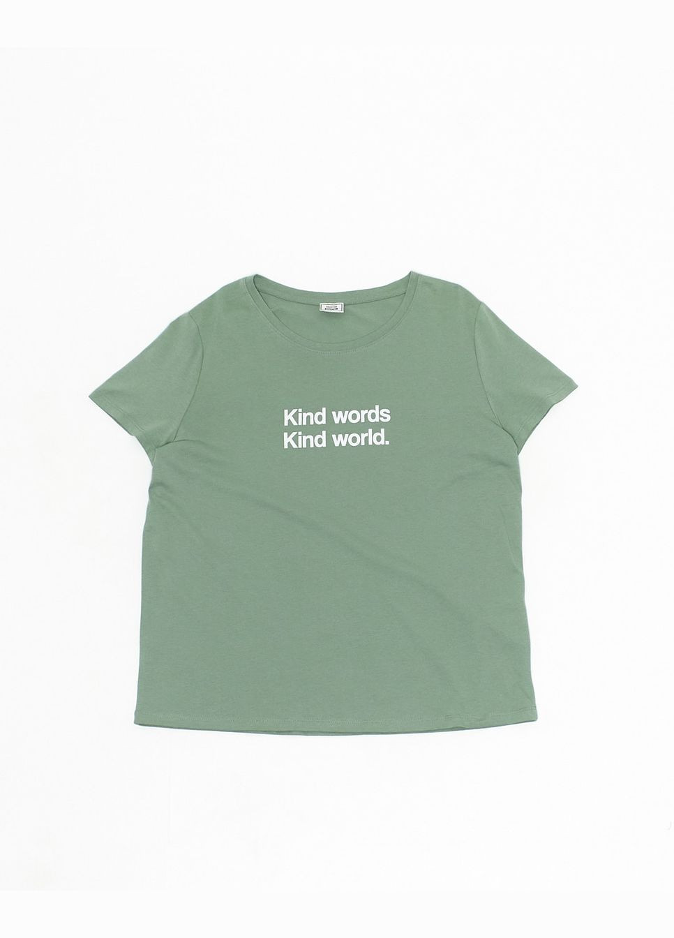Светло-зеленая футболка basic,бледно-зеленый,pimkie No Brand