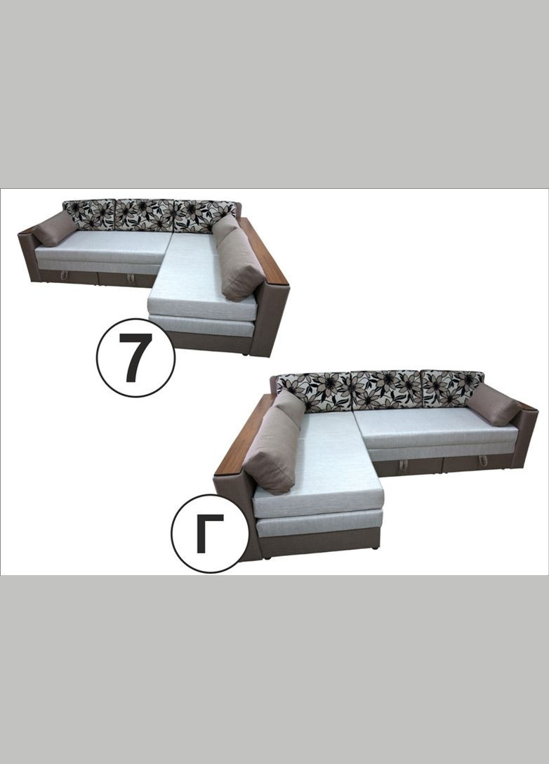 Кутовий викотний розкладний диван Лорд А+ ТМ No Brand (322500437)